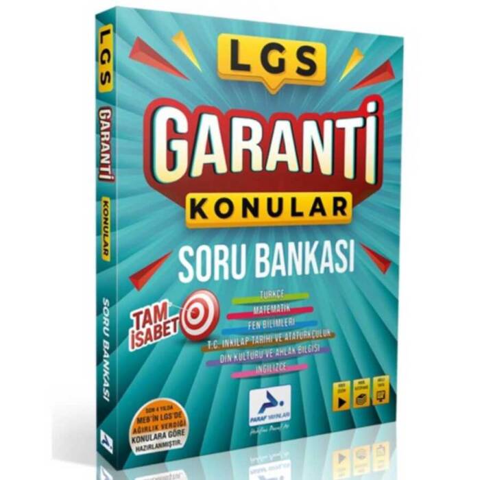 LGS Garanti Konular Soru Bankası Paraf Yayınları - 1