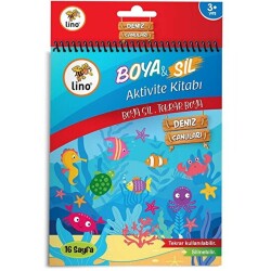 Lino Boya & Sil Aktivite Boyama Kitabı Denizaltı - Karadeniz