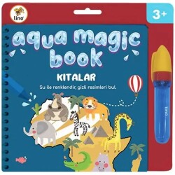 Lino Sihirli Boyama Kitabı Aqua Magic Book Kıtalar TFL-1001 - Karadeniz