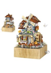 LOZ 1239 Ideas Windmill Music Box - Vagonlife