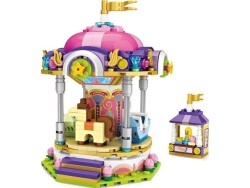 LOZ 1720 Merry Go Round DIY Mini Blocks Nano Building Toy Amusement Park - Vagonlife