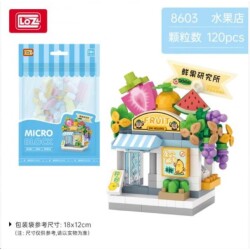 Loz 8603 Micro Block Bag Fruit Shop - 2