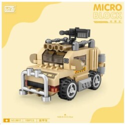 Loz 8617 Micro Block Bag Military Truck - 1