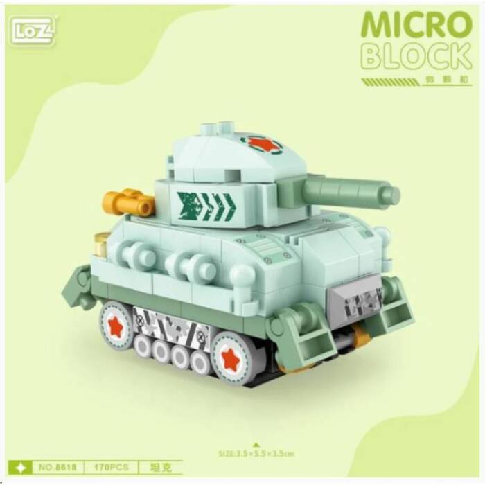 Loz 8618 Micro Block Bag Tank - 1