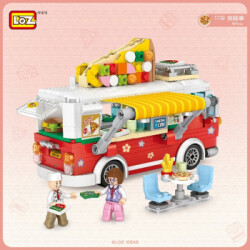 LOZ Amusement Park Food Truck Pizza 1739 building block set - Vagonlife