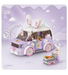 Loz LZ4208 Sweet Bunny Radish Car - 2