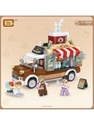 Loz Mini Blocks - Coffee Car Building Bricks Set 14 cm LZ1740 - Vagonlife