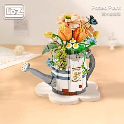 Loz Mini Blocks - Watering Pot Flower Pot Building Bricks Set LZ1936 - 1