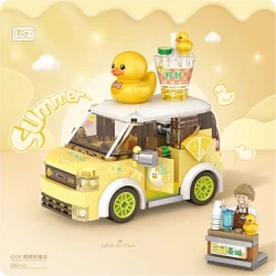 LOZ Mini Car Series Duck Lemon Tea Car (260pcs) Mini Blocks LZ4209 - 2