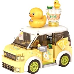 LOZ Mini Car Series Duck Lemon Tea Car (260pcs) Mini Blocks LZ4209 - 1