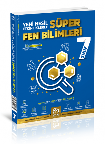 Model Eğitim Yayınları 7. Sınıf Süper Fen Bilimleri Soru Bankası - 1