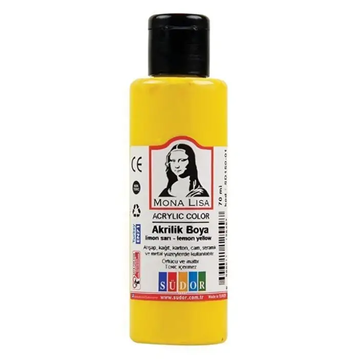 Monalisa Akrilik Boya 70 ML Limon Sarı SD150-01 - 1