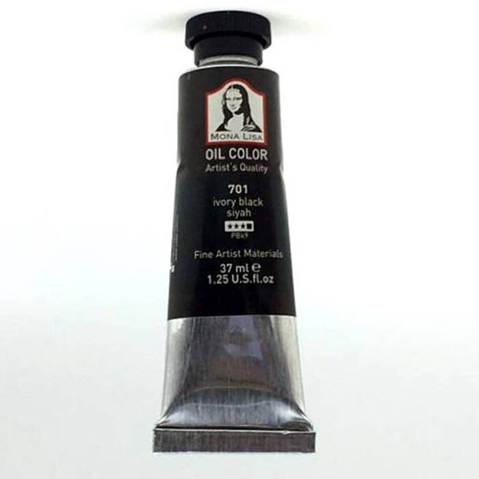 Monalisa Yağlı Boya 37 Ml Siyah 701 - 1