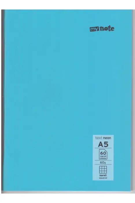 Mynote Text Neo Defter A5 60 Yaprak Kareli - 2