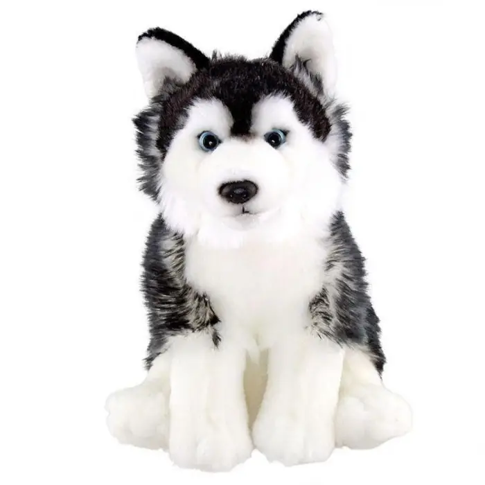 Neco Oyuncak Floppy Siyah Husky 28 Cm - 1