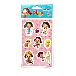 Niloya Puffy Sticker Orta Boy - Keskin Color