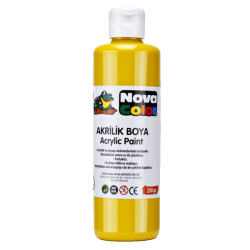 Nova Color Akrilik Boya 250 Gr Sarı - Nova Color