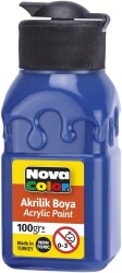 Nova Color Akrilik Boya Şişe 100 Cc Lacivert - Nova Color