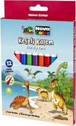 Nova Color Keçeli Kalem 12 Li NC-871 - Nova Color