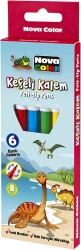 Nova Color Keceli Kalem 6 Lı Set - Nova Color