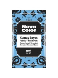 Nova Color Kumaş Boyası Toz 12 Gr Mavi Nc-902 - Nova Color