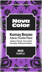 Nova Color Kumaş Boyası Toz 12 Gr Mor Nc-907 - Nova Color