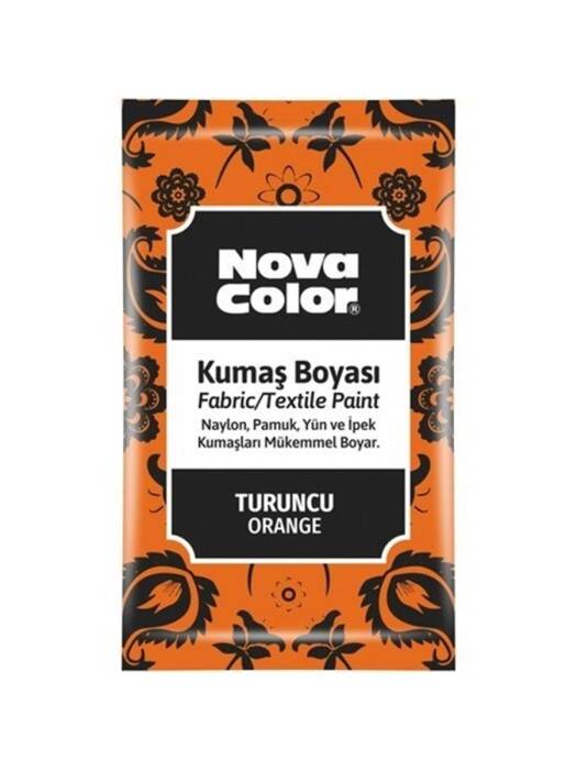 Nova Color Kumaş Boyası Toz 12 Gr Turuncu Nc-906 - 1