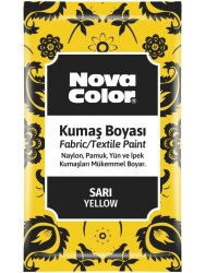 Nova Color Kumaş Boyası Toz Sarı 12Gr - Nova Color