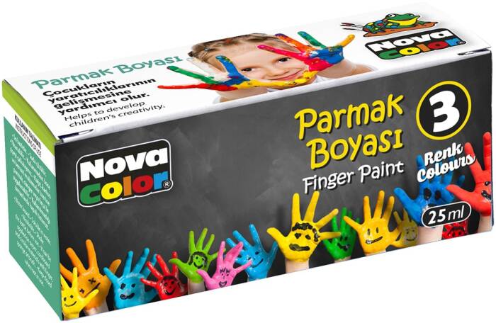 Nova Color Parmak Boyası 3 LÜ NC-137 - 1