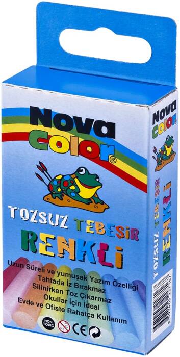 Nova Color Tebeşir 10 Lu Renkli - 1