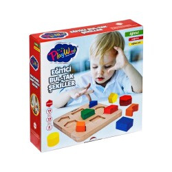 Onyıl Oyuncak Ahşap Eğitici Bultak Şekiller PlayWood - Onyıl Oyuncak