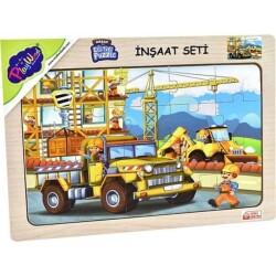 Onyıl Oyuncak Ahşap Eğitici Puzzle İnşaat Seti - 2