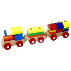 Onyıl Oyuncak Playwood Eğitici Ahşap Bultak Tren - Onyıl Oyuncak