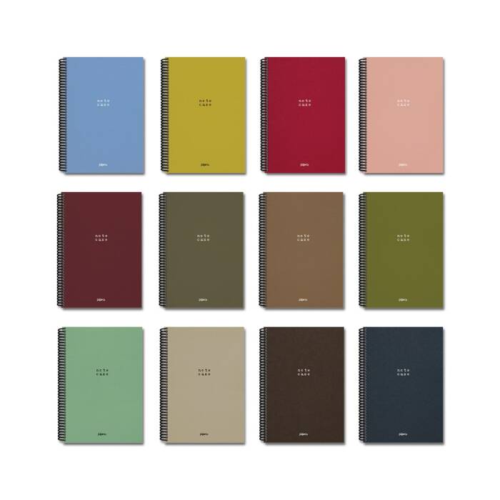 Papirüs Defter Note Case Sipiralli Sert Kapak 16*23 120 Yaprak Çizgili - 1