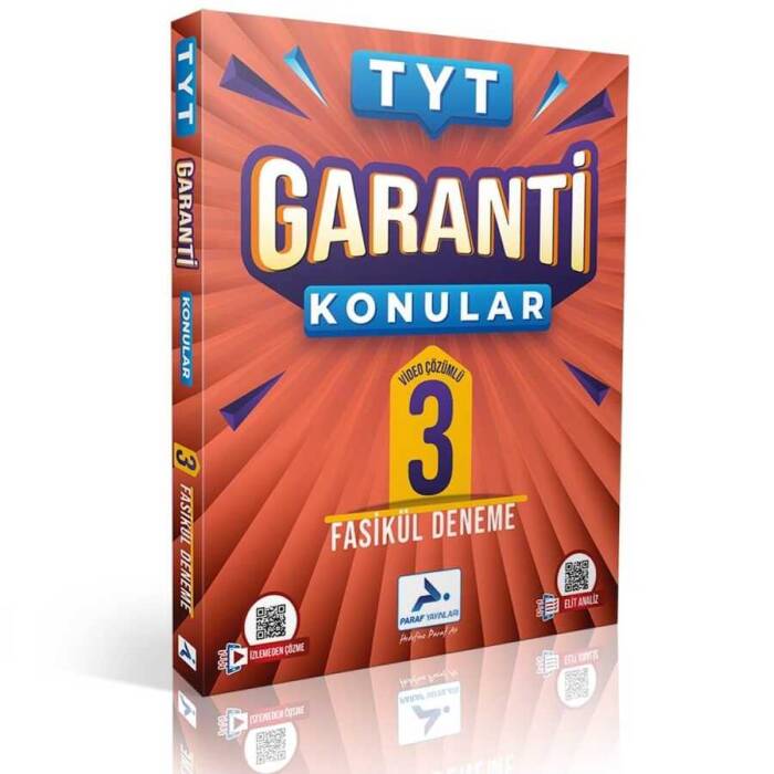 Paraf TYT Garanti Konular 3 Fasikül Denenem Video Çözümlü - 1