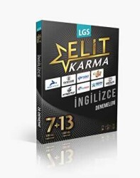 Paraf Yayınları 8. Sınıf LGS İngilizce Elit Karma 20 Deneme - Paraf Yayınları