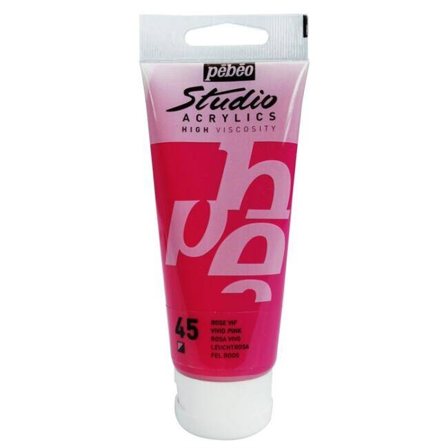 Pebeo Akrilik Studio Boya 100 Ml Vivid Pink - 1