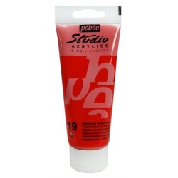 Pebeo Akrilik Studıo Boyaları 100 Ml Transparent Vermilion - Pebeo