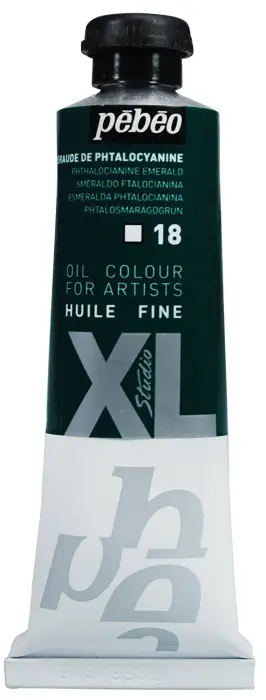 Pebeo Huile Fine Xl Yağlı Boya 37 Ml 18 Phthalocyanine Emerald - 1