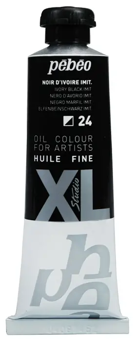 Pebeo Huile Fine Xl Yağlı Boya 37 Ml 24 Ivory Black - 1