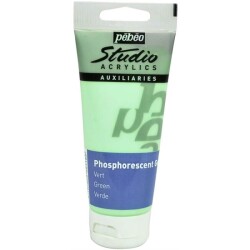 Pebeo Studio Akrilik Boya 100 Ml 112 Phosphorescent Gel Green - Pebeo