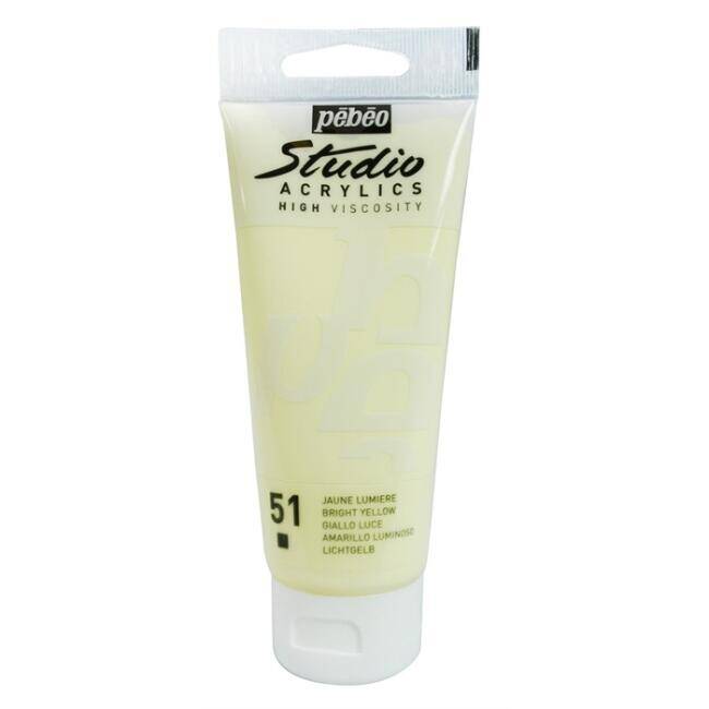 Pebeo Studıo Akrilik Boya 100 Ml Bright Yellow - 1