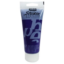 Pebeo Studıo Akrilik Boya 100 Ml Dark Cobalt Violet - Pebeo