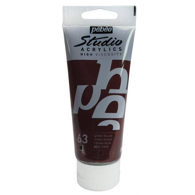 Pebeo Studıo Akrilik Boya 100 ml Terra Rossa - 1