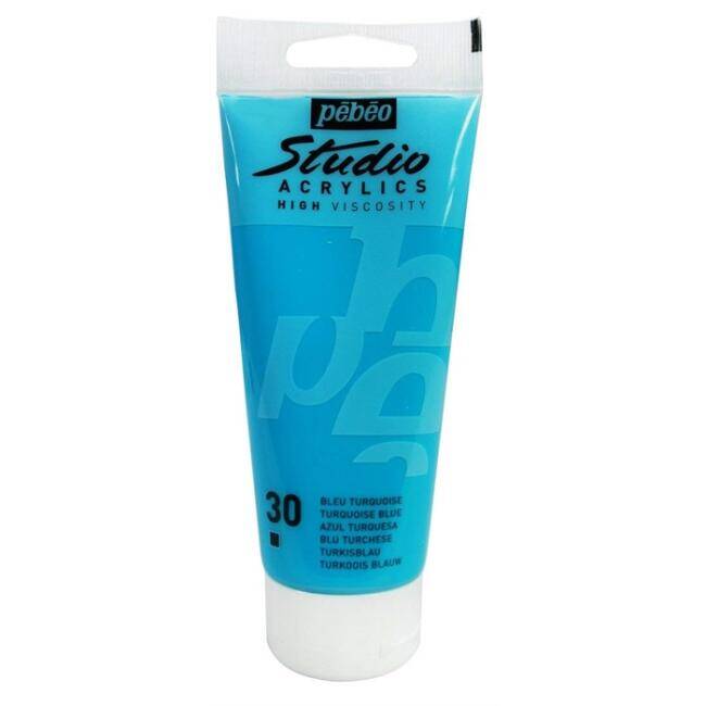 Pebeo Studıo Akrlk Boya 100 Ml Turquoise Blue - 1