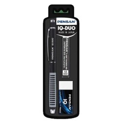 Pensan IQ Duo 0.5 mm Mekanik Kurşun Kalem Seti Siyah 8258 - Pensan