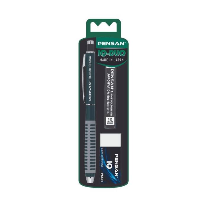 Pensan IQ Duo 0.5 mm Mekanik Kurşun Kalem Seti Yeşil 8272 - 1