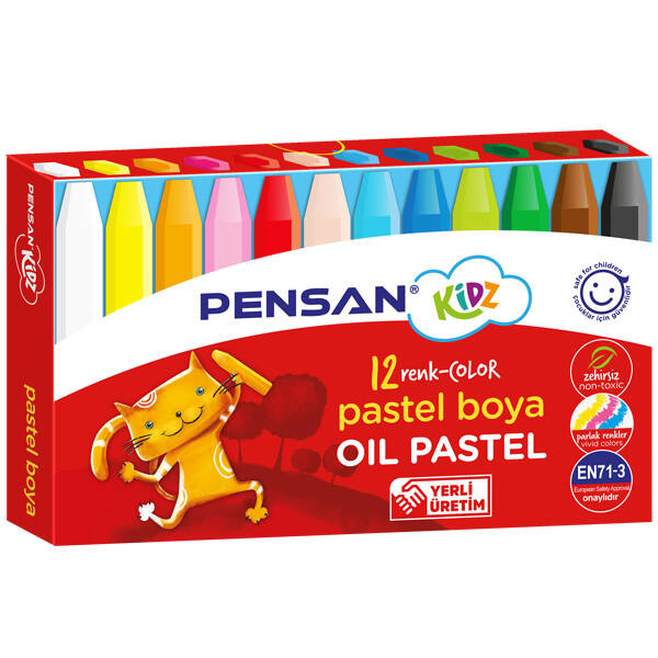 Pensan Pastel Boya Kidz 12 Renk 98060 - 1