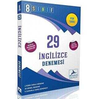 PRF Yayınları 8. Sınıf İngilizce 29`lu Branş Deneme - 1