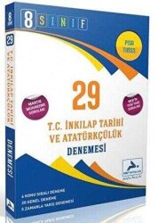 PRF Yayınları 8. Sınıf LGS T.C.İnkılap Tarihi ve Atatürkçülük 29 Denemesi - Paraf Yayınları